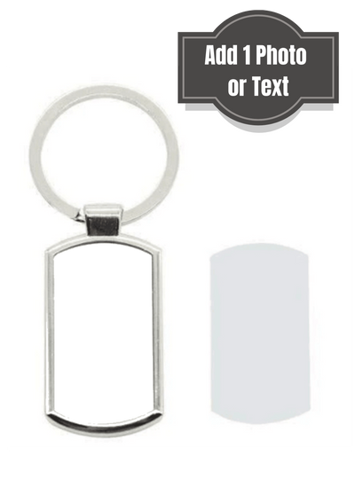 Silver Metal keyring by Luxe-Custom-Designer