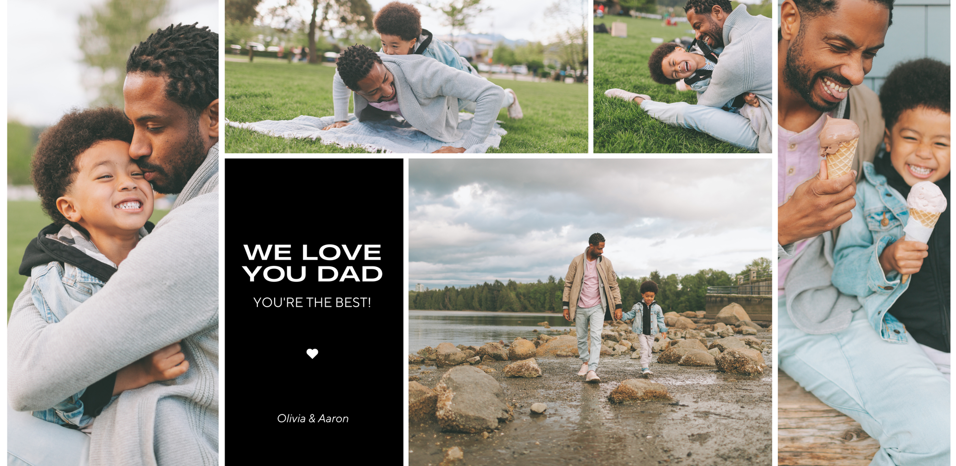 6 Image Dad Mug by Luxe-Custom-Designer