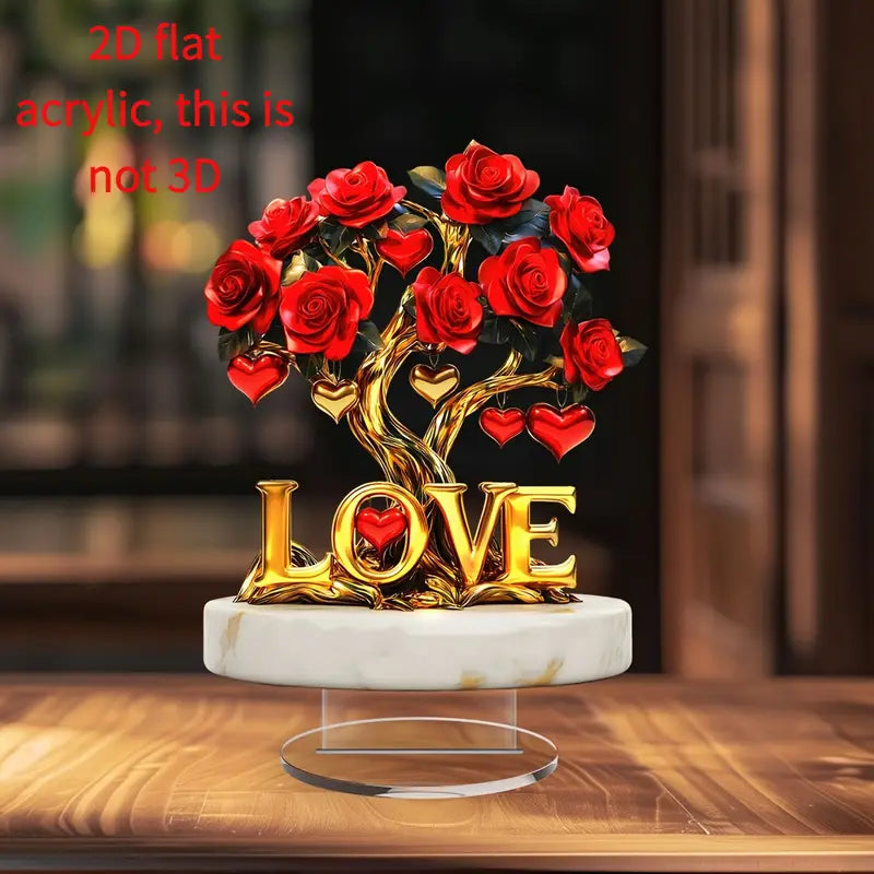 Love 2D Sculpture by Luxe-Custom-Designer