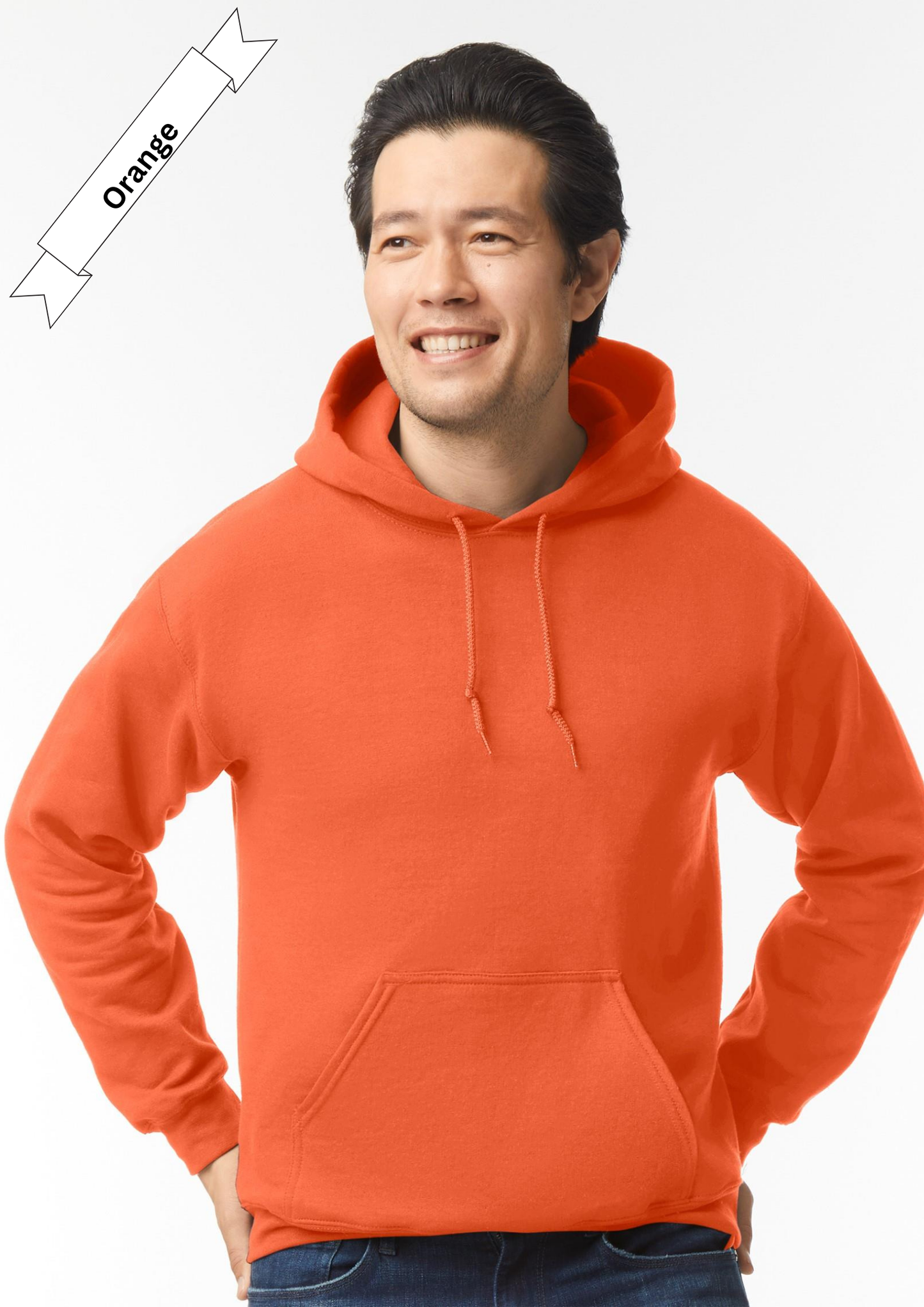 Orange Hoodie by Luxe-Custom-Designer