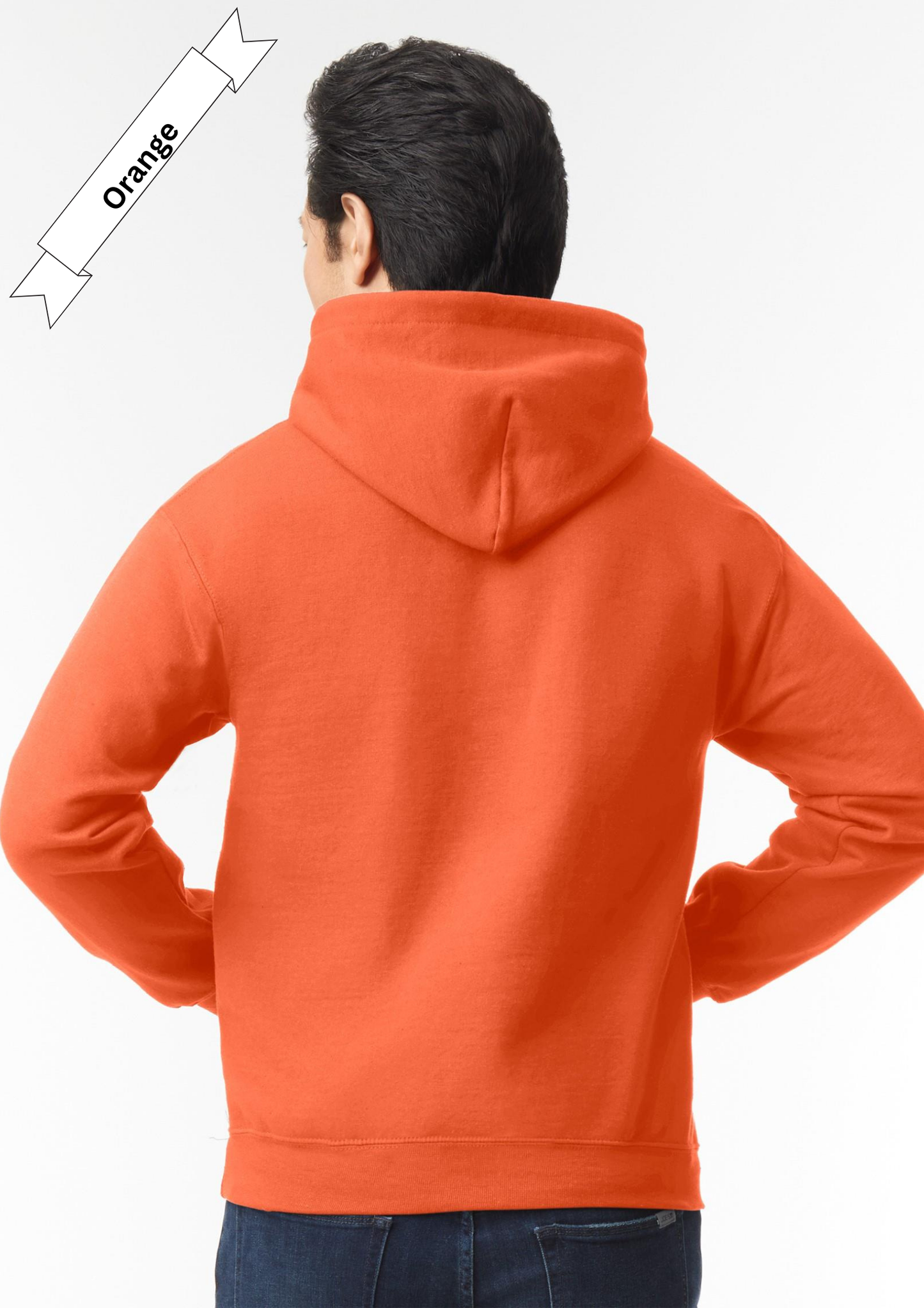 Orange Hoodie by Luxe-Custom-Designer