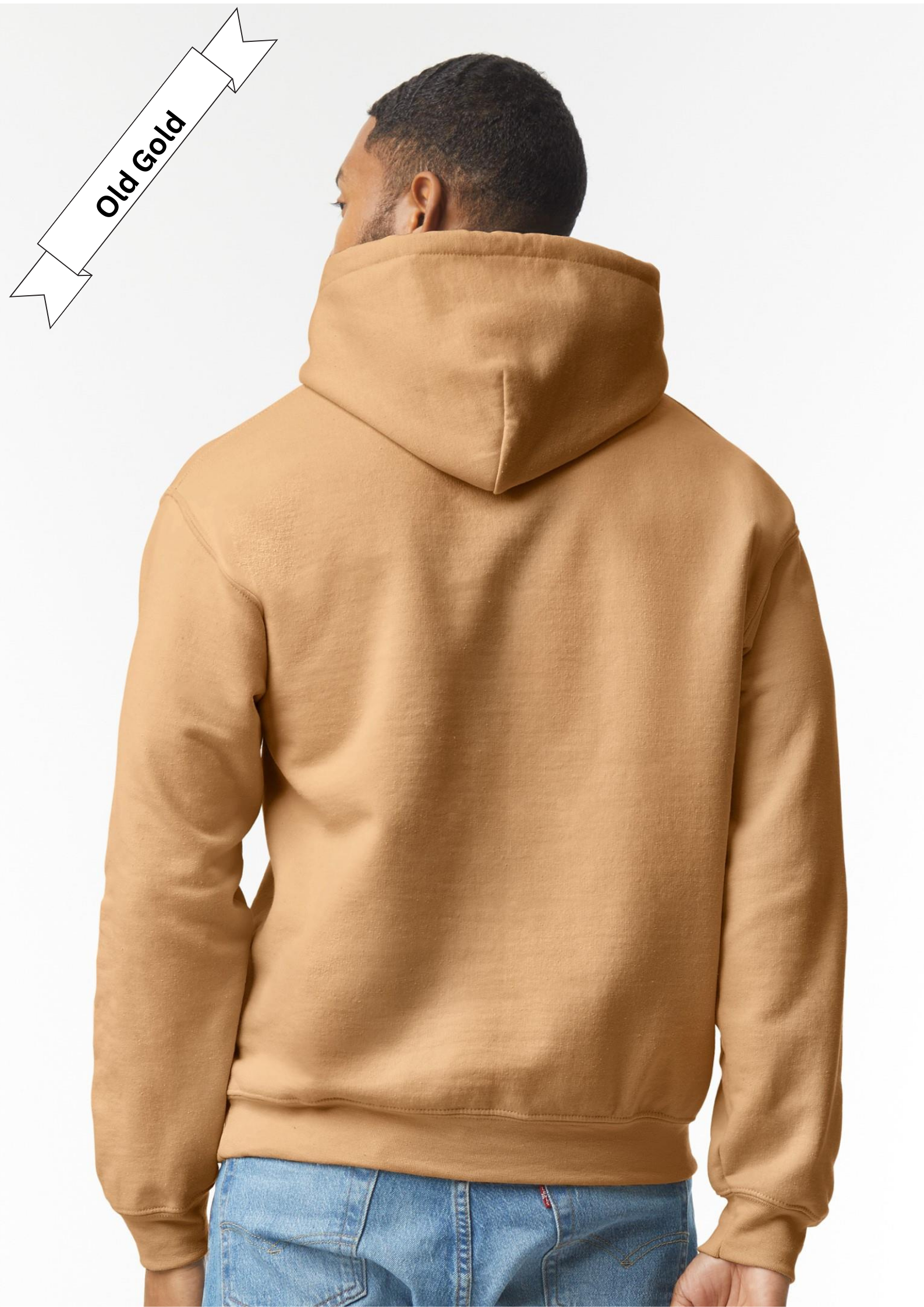 Old Gold Hoodie by Luxe-Custom-Designer