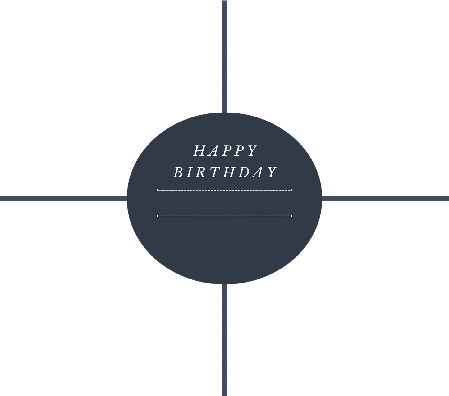 Happy Birthday 4 Image Slate by Luxe-Custom-Designer