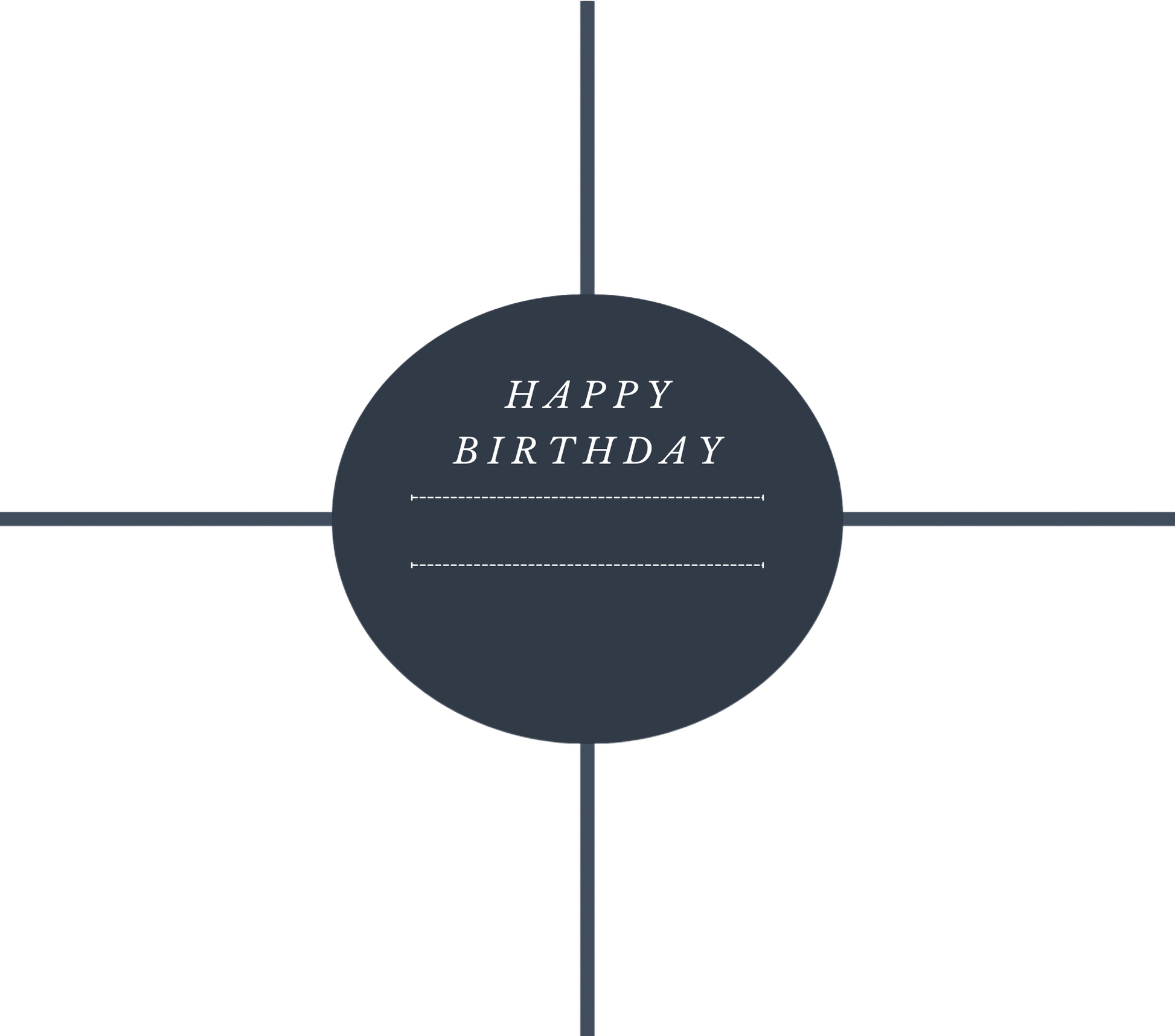 Happy Birthday 4 Image Slate by Luxe-Custom-Designer