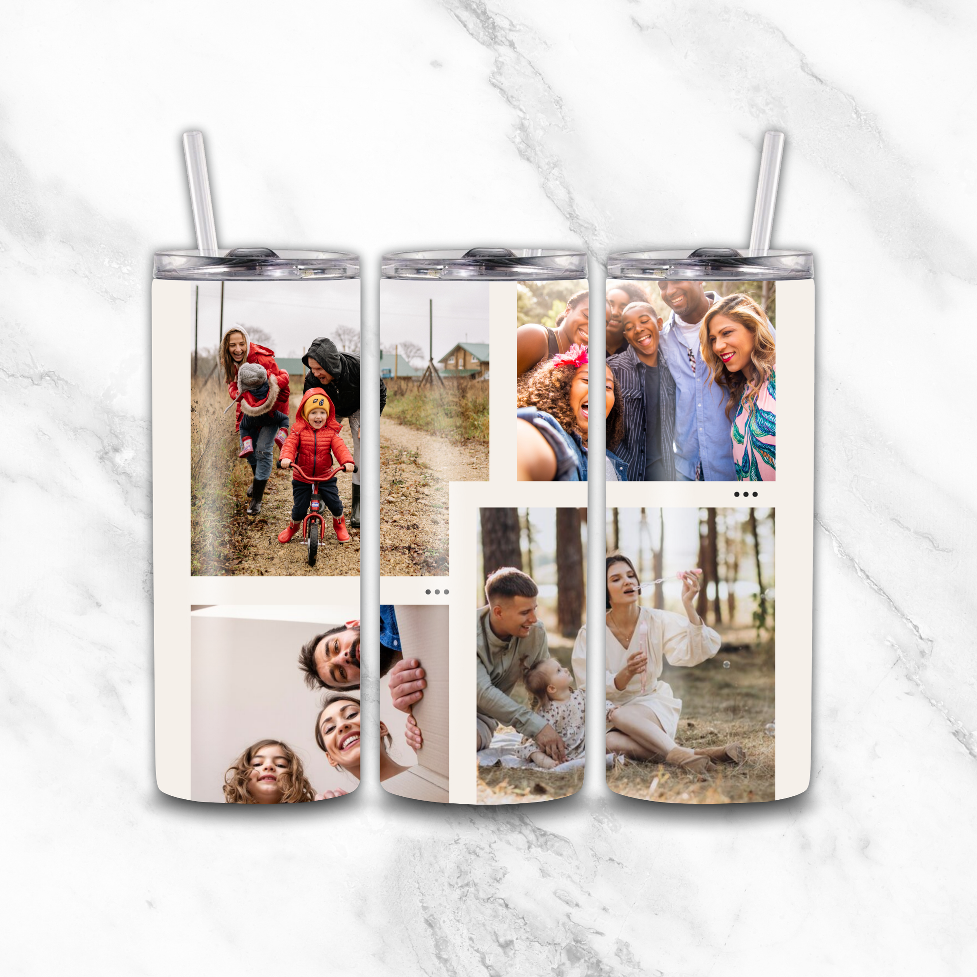 4 Image Tumbler by Luxe-Custom-Designer