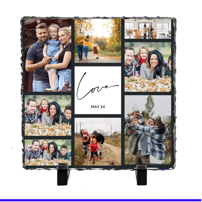 Love 8 Panel Photo Slate by Luxe-Custom-Designer