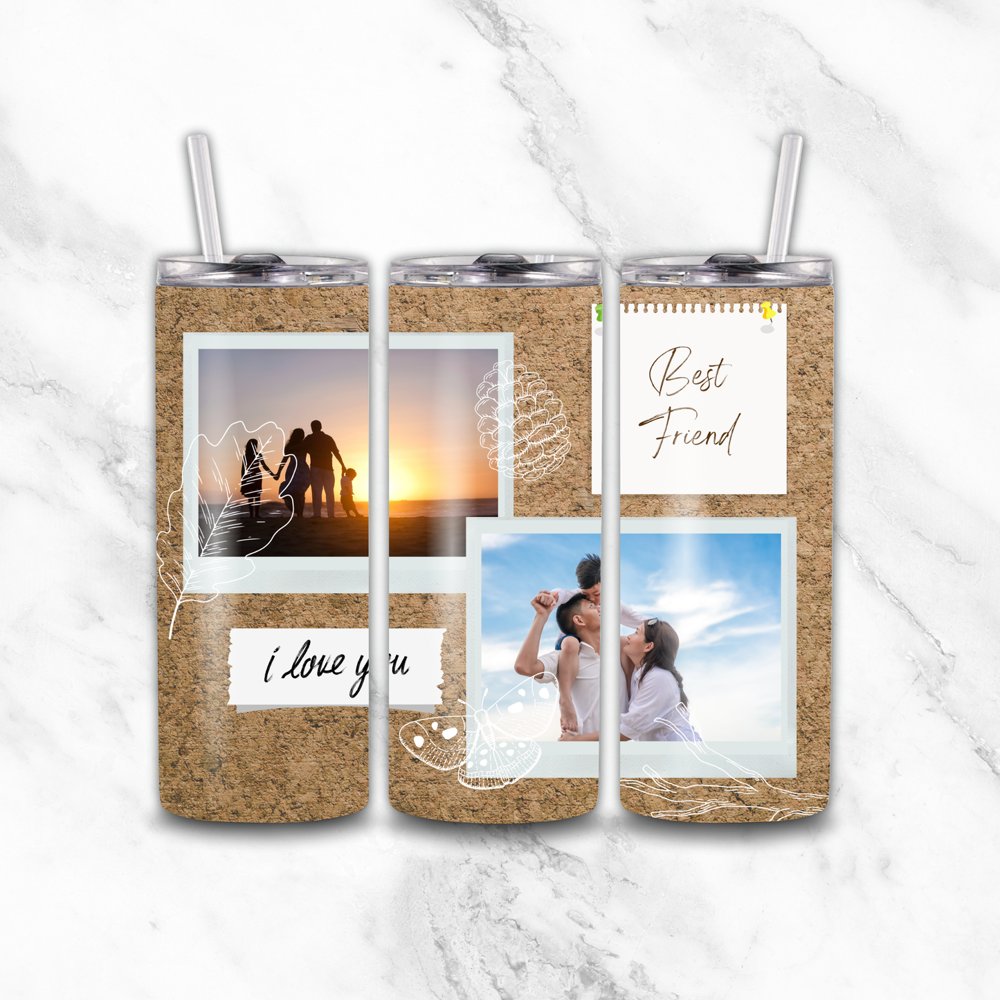 2 Image love tumbler by Luxe-Custom-Designer