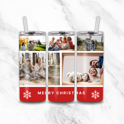 5 Image Christmas Tumbler by Luxe-Custom-Designer