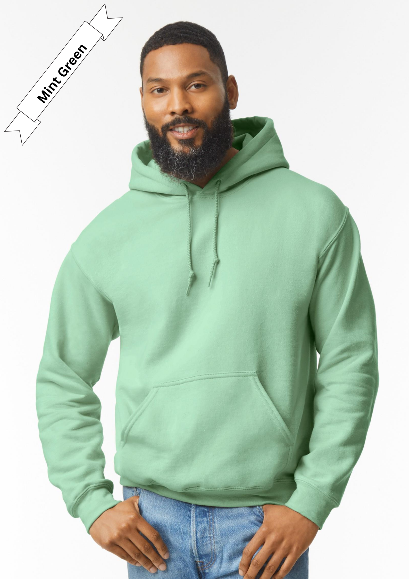 Mint Green Hoodie by Luxe-Custom-Designer
