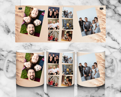 8 Panel Photo Mug by Luxe-Custom-Designer
