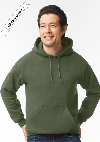 Military Green Hoodie by Luxe-Custom-Designer