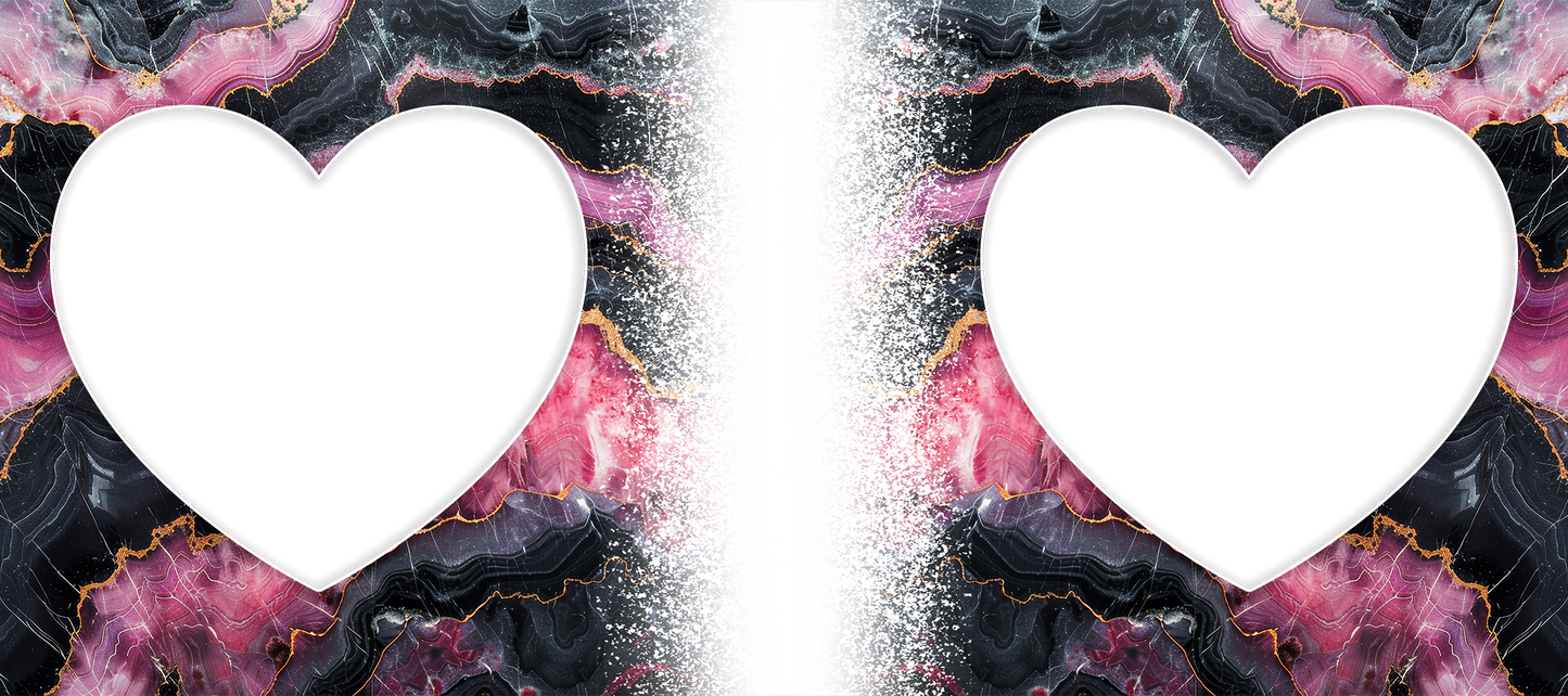 Marble Effect 2 heart Image mug by Luxe-Custom-Designer