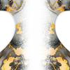 Marble Effect 2 heart Image mug by Luxe-Custom-Designer