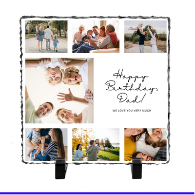 7 Image Birthday Photo Slate by Luxe-Custom-Designer