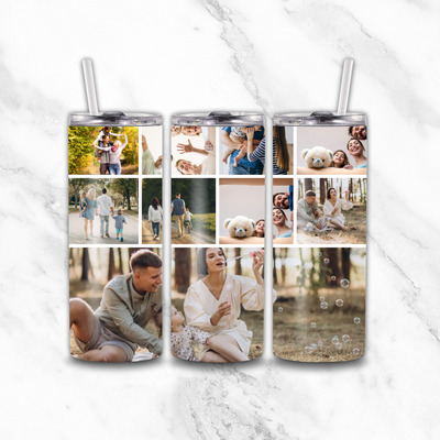 9 image tumbler by Luxe-Custom-Designer