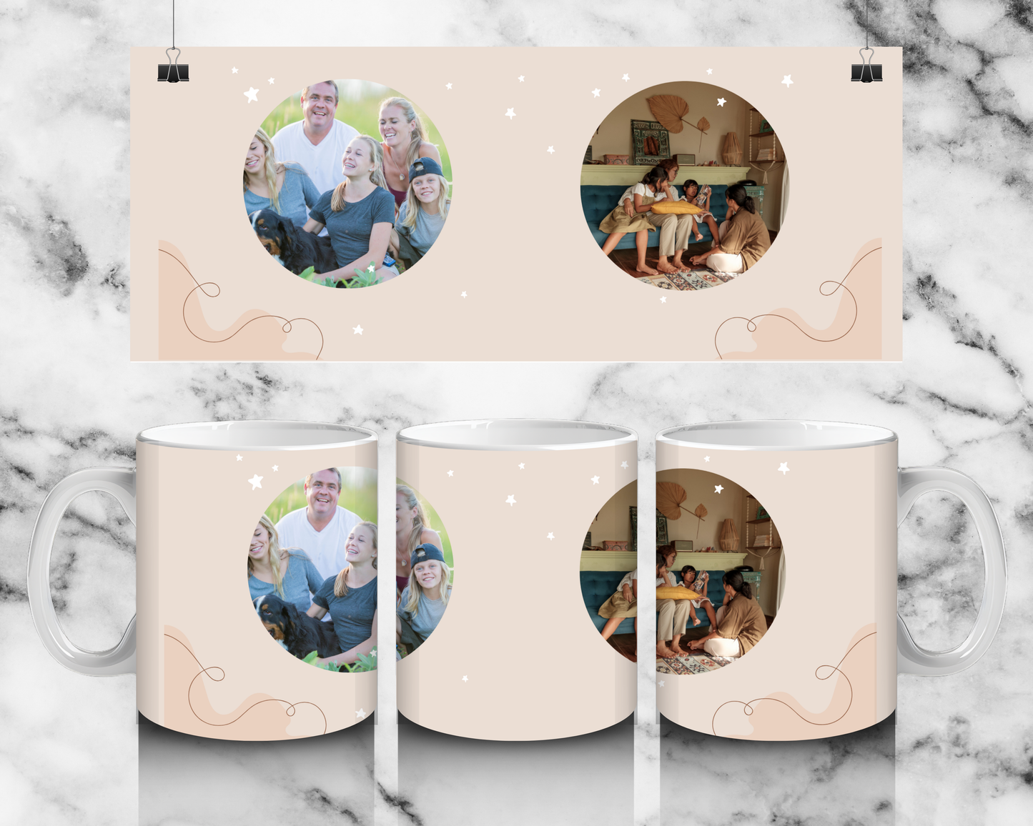 2 panel Mug by Luxe-Custom-Designer