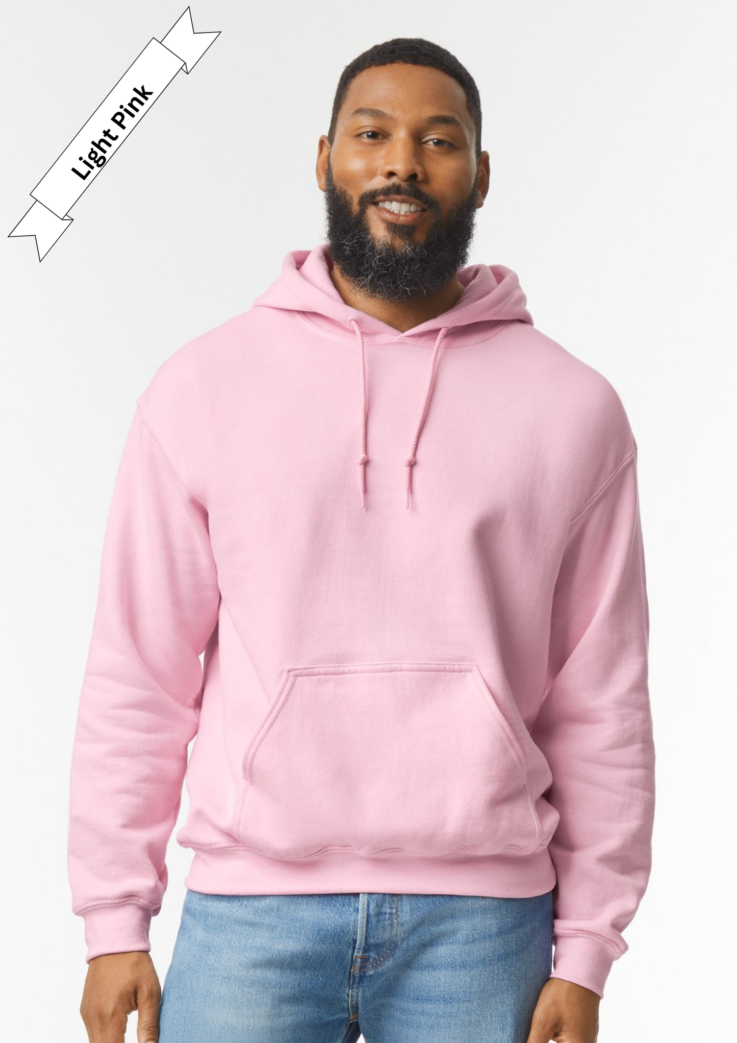 Light Pink Hoodie by Luxe-Custom-Designer