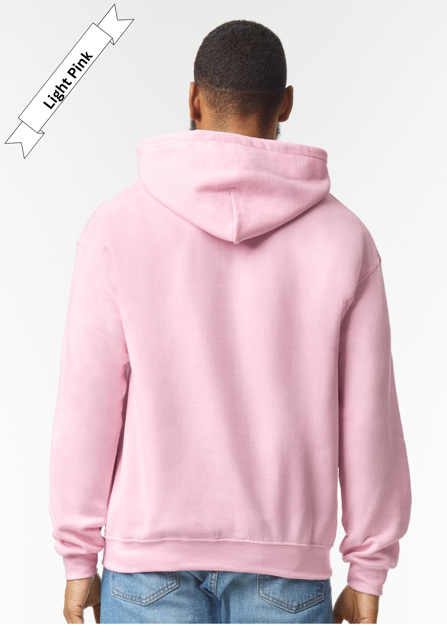 Light Pink Hoodie by Luxe-Custom-Designer