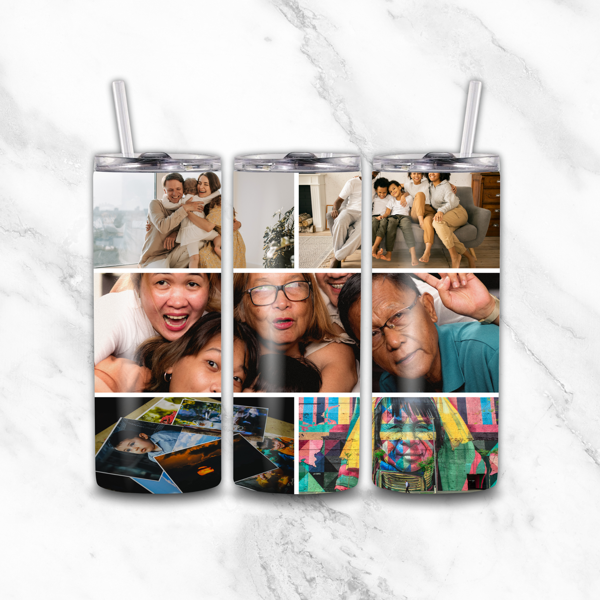 5 Image Tumbler Split by Luxe-Custom-Designer