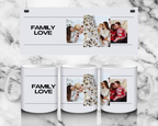 3 panel family mug by Luxe Sensational