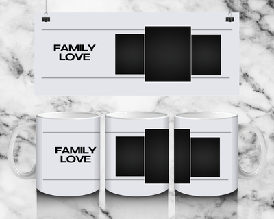 3 panel family mug by Luxe-Custom-Designer