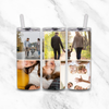 4 image photo tumbler by Luxe-Custom-Designer