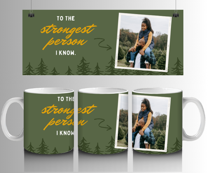 Strongest Person i know Photo Mug by Luxe-Custom-Designer