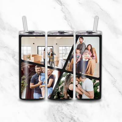 4 image Tumbler 20oz by Luxe-Custom-Designer