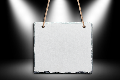 Custom Square Photo Slate Gift