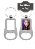 Metals silver keyring by Luxe Sensational