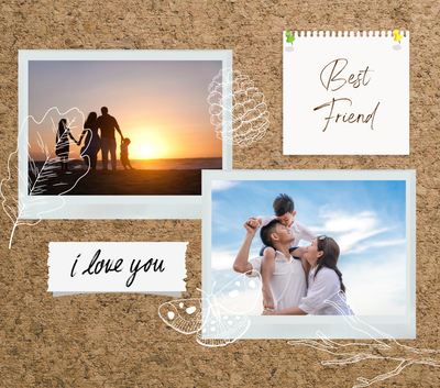 2 Image Friends Slate by Luxe-Custom-Designer