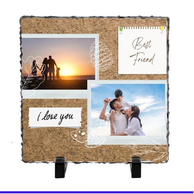 2 Image Friends Slate by Luxe-Custom-Designer