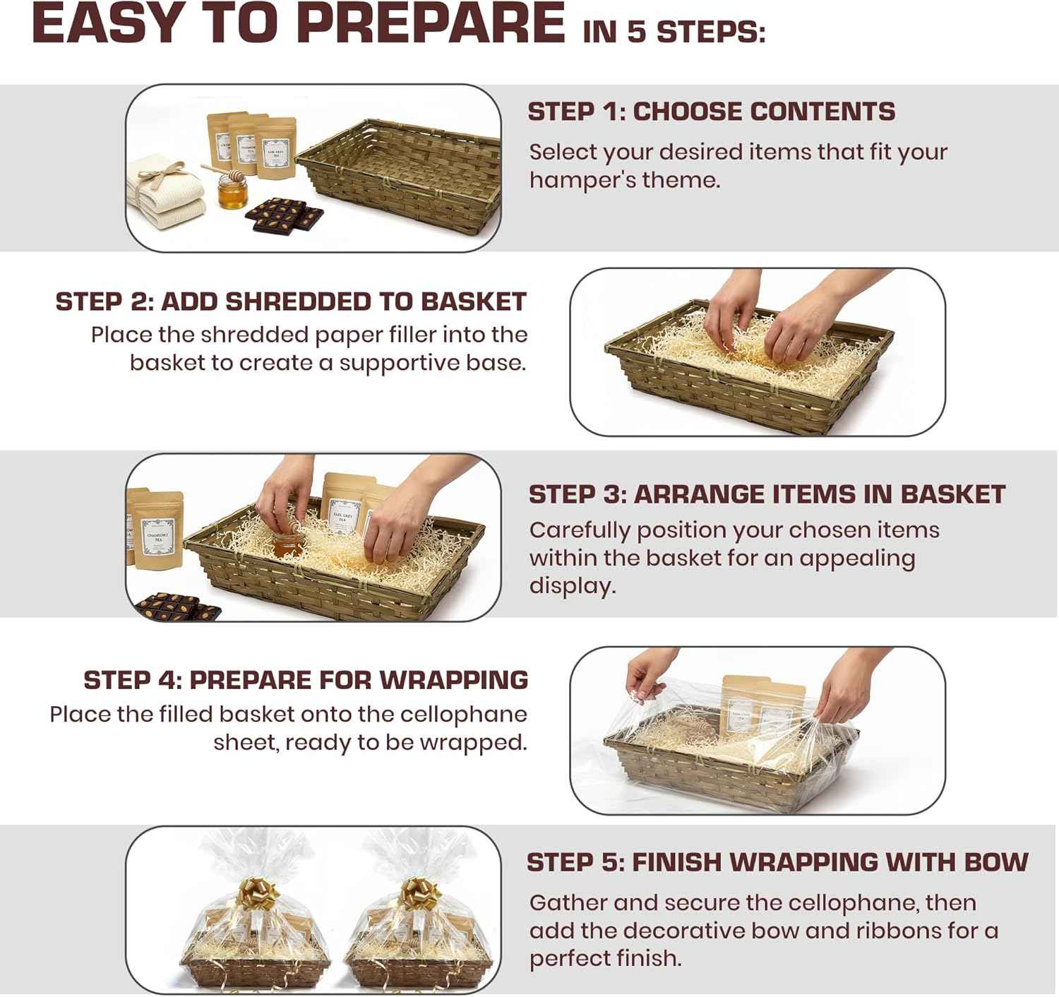 Rattan Gift Basket Kit (self build)