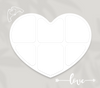 6 Image Heart Photo Slate by Luxe-Custom-Designer