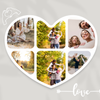 6 Image Heart Photo Slate by Luxe-Custom-Designer
