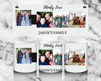 Family Love photo mug by Luxe-Custom-Designer