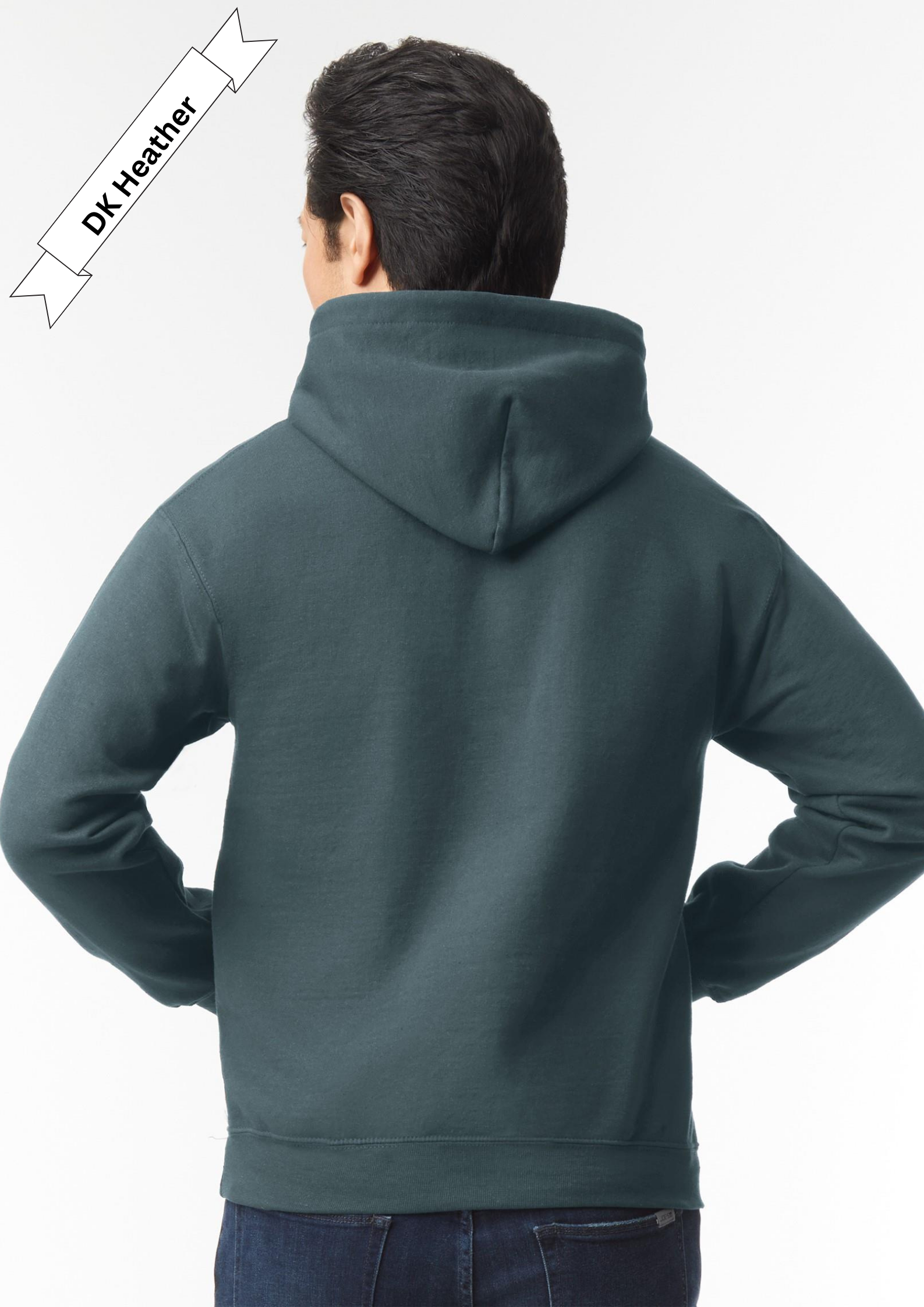 DK Heather Grey Hoodie by Luxe-Custom-Designer