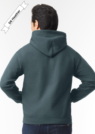 DK Heather Grey Hoodie by Luxe-Custom-Designer