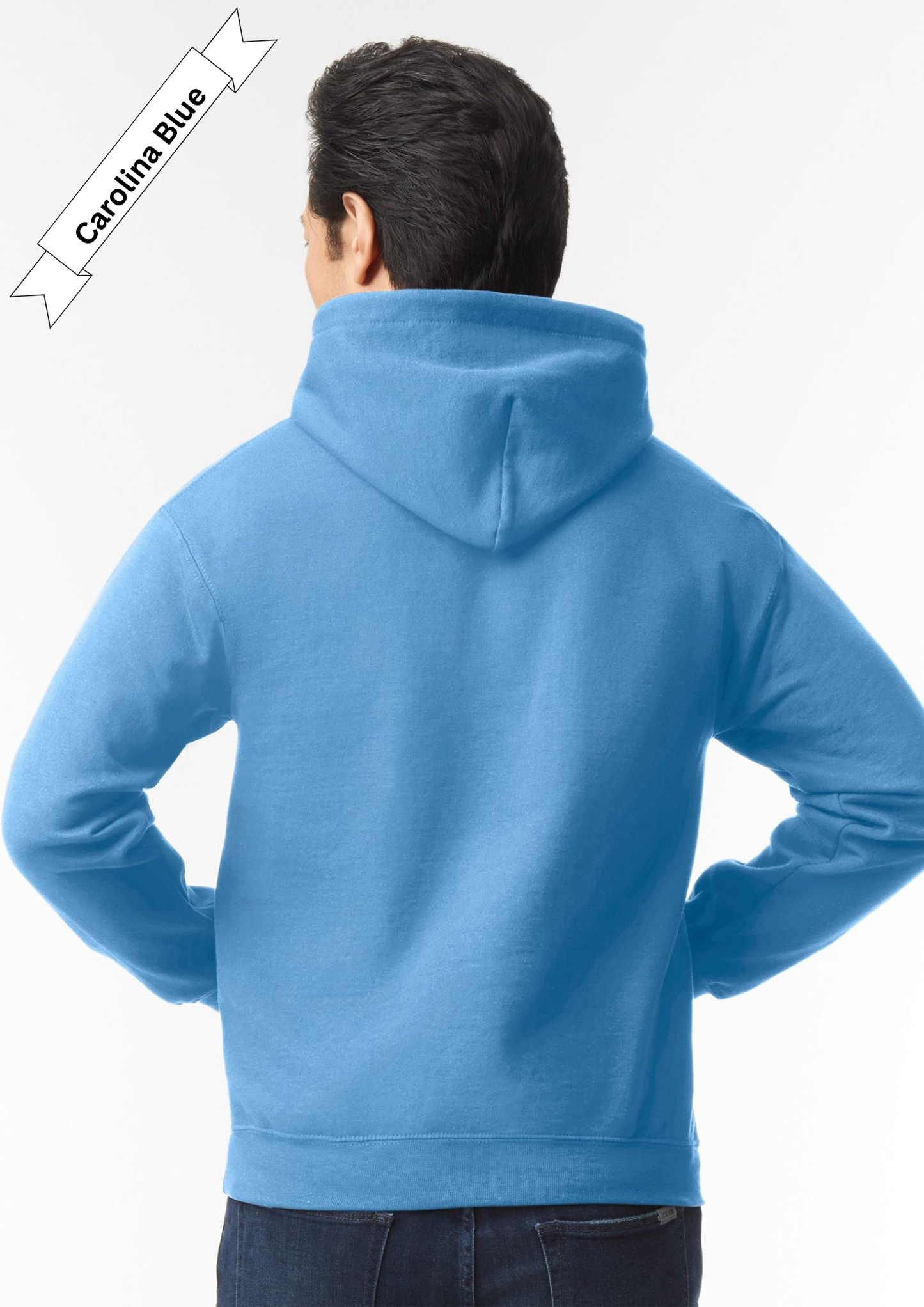 Carolina Blue Hoodie by Luxe-Custom-Designer