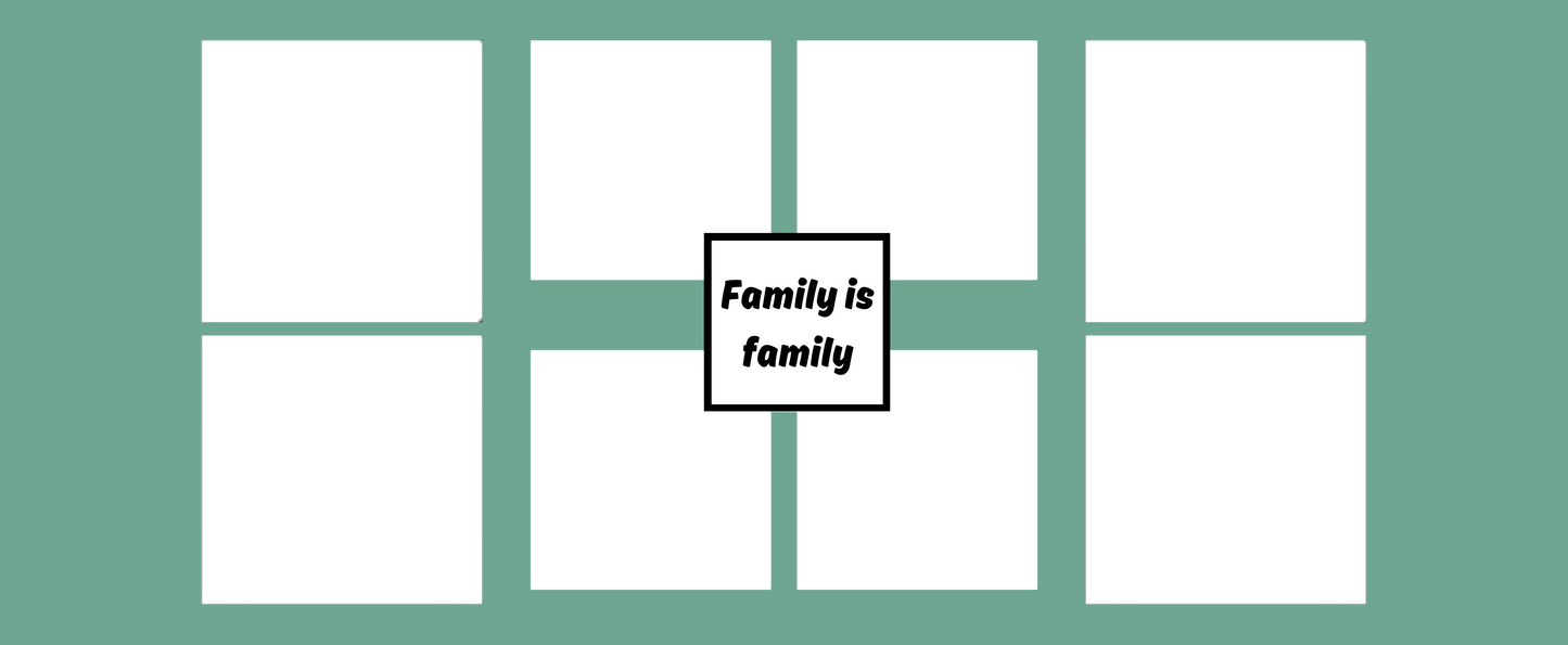 8 Panel Family Mug by Luxe-Custom-Designer