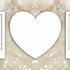 Marble Effect 2 Image mug with heart by Luxe-Custom-Designer