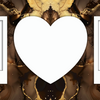 Marble Effect 2 Image mug with heart by Luxe-Custom-Designer