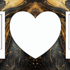 Marble Effect 2 Image mug with heart by Luxe-Custom-Designer