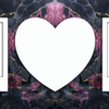 Marble Effect 2 Image mug with heart by Luxe-Custom-Designer