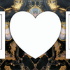 Marble Effect 2 Image mug with heart by Luxe-Custom-Designer