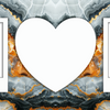 Marble Effect 2 Image mug with heart by Luxe-Custom-Designer