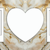 Marble Effect 2 Image mug with heart by Luxe-Custom-Designer