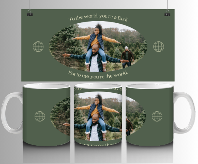 You're My world photo mug by Luxe-Custom-Designer