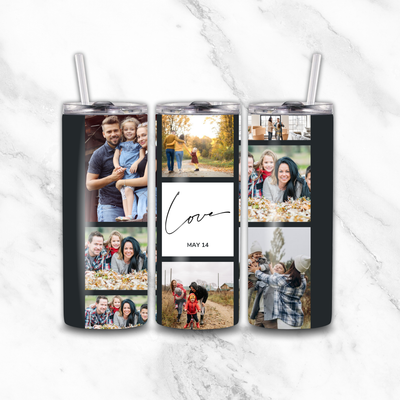 LOVE Photo Tumbler by Luxe-Custom-Designer