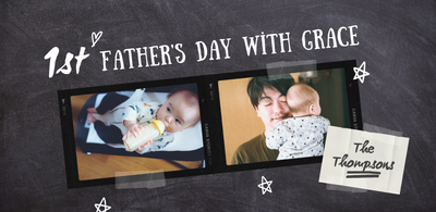 1st Fathers Day Photo Mug by Luxe-Custom-Designer